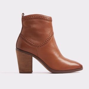 Aldo leather ankle boots
